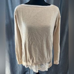 RD Style - Lace Inset Pullover